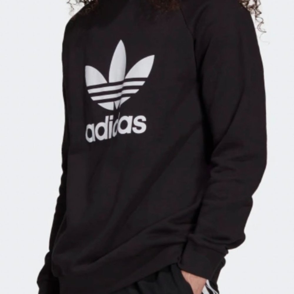 ADICOLOR CLASSICS TREFOIL CREWNECK SWEATSHIRT black